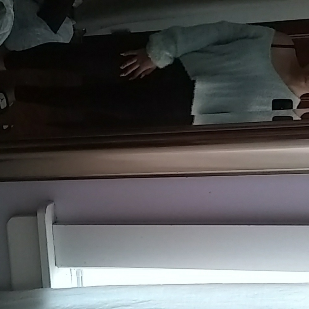 A baby blue shirt